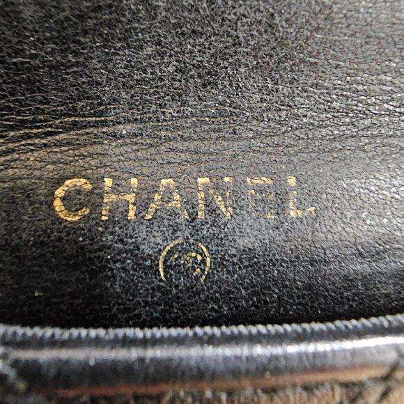 Chanel black genuine leather wallet - Picture 8 of 9